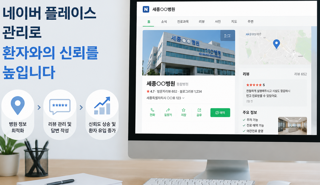 화성병원마케팅, 네이버 플레이스 성장시키는 방법(동탄)